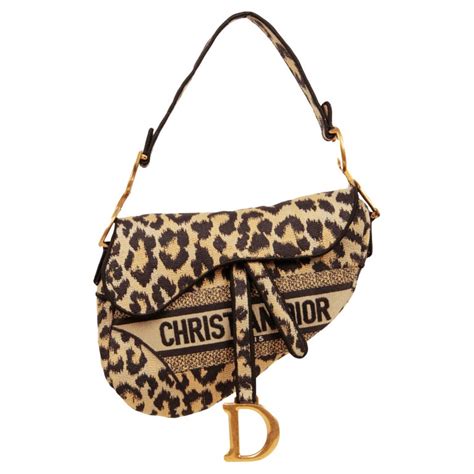 animal print dior bag